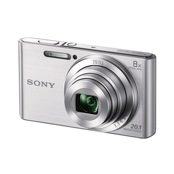 Sony dscw830s cámara de fotos 20.1 mp zoom 8x plata