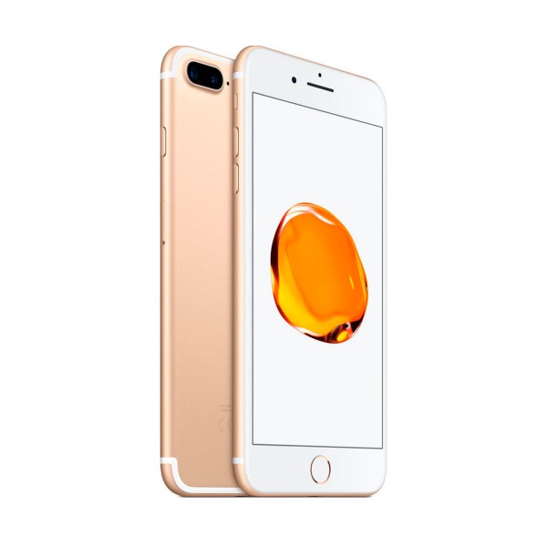 Apple iphone 7 plus 128gb dorado reacondicionado cpo móvil 4g 5.5'' retina fhd/4core/128gb/3gb ram/12mp+12mp/7mp