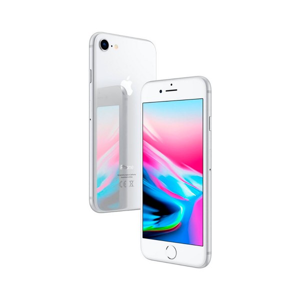 Apple iphone 8 64gb plata reacondicionado cpo móvil 4g 4.7'' retina hd/6core/64gb/2gb ram/12mp/7mp