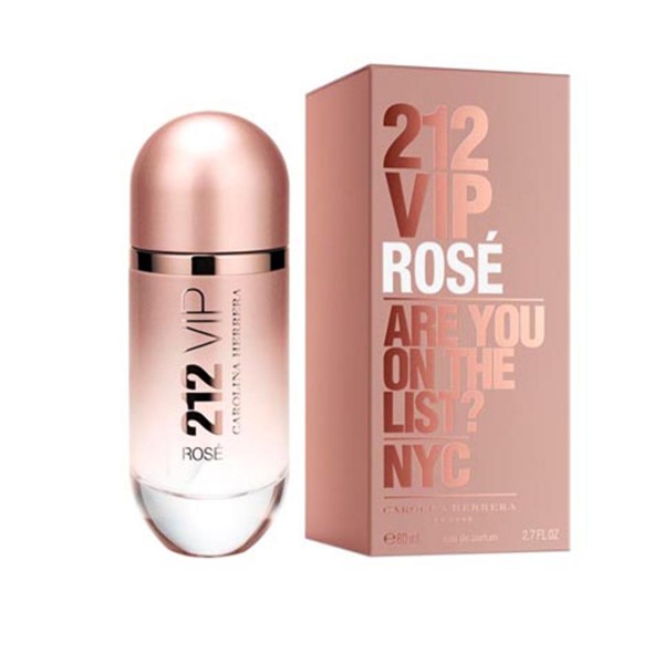 Carolina herrera 212 vip rose eau de parfum 80ml vaporizador