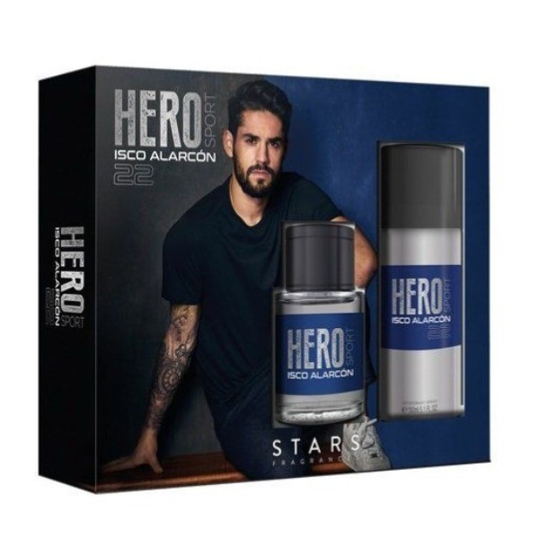 HERO SET Isco Alarcón EDT Natural Spray 100 ml + Desodorant Spray 150 ml