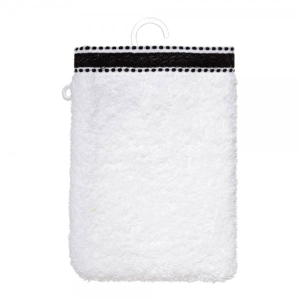 Pack 2 unid. guante-toalla baño premium color blanco 15x21cm (pack 2 unidades)