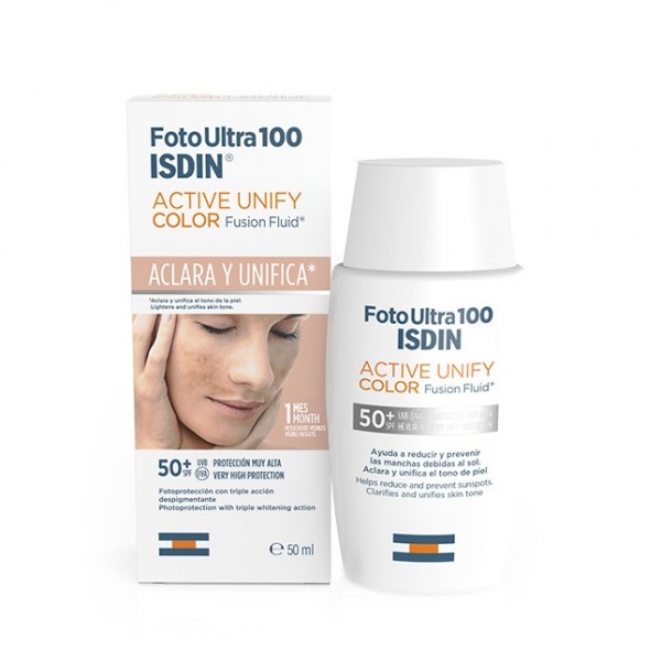 ISDIN FOTOULTRA 100 ACTIVE UNIFY COLOR FLUIDO 50 ML