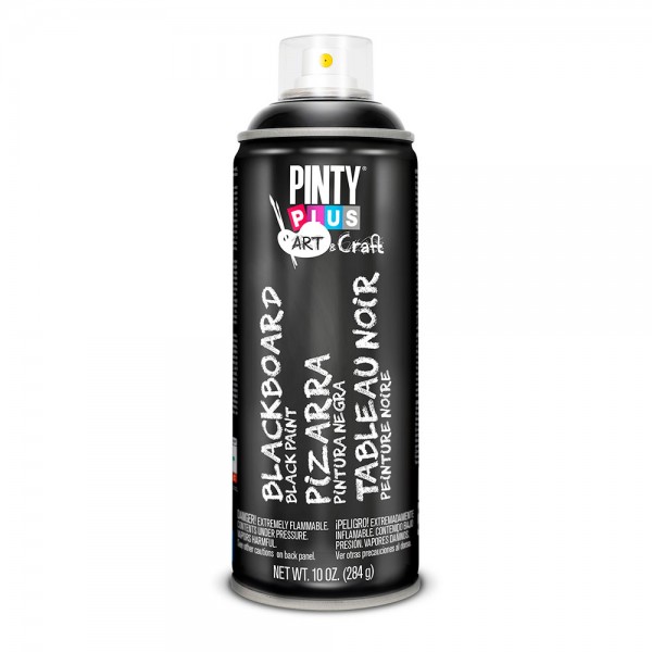 Pintura en spray pintyplus art & craft pintura pizarra 520cc negro (pack 2 unidades)