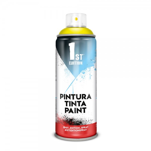 Pintura en spray 1st edition 520cc / 300ml mate amarillo limón ref 642 (pack 2 unidades)