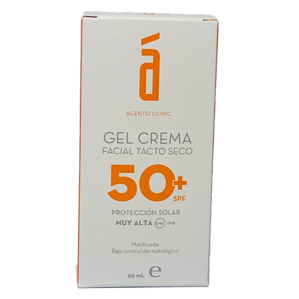Acento Clinic Gel crema Facial Tacto Seco SPF50+ de 50ml